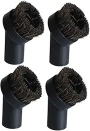 MOLUCKFU Vacuum Cleaner Brush Set 4pcs Horse Hair Attachments for 32mm European Vacuums Dust Brush Accessories