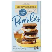 Pamela's Gluten Free Honey Graham Crackers 7.5 oz Perfect for S'mores Snacks