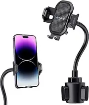 Car Cup Holder Phone Mount, Universal Adjustable Portable Car Cradle Cup Holder Mount for iPhone 15/14/13/12/11/7 8 X XR XS Max Samsung Galaxy S24 Ultra/S24/S24+/S23/S22