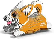 EUGY 080 Welsh Corgi 3D Puzzle - 27 Piece Eco-Friendly Educational Toy Puzzle for Boys, Girls & Kids Ages 6+