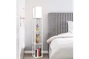 LED Shelf Floor Lamp with shelves (White)