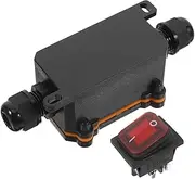 DOITOOL Rocker Button Switch Outdoor Start Stops Switch Waterproof Inline Cord 12v-24v On/Off Toggle Control