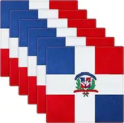 SATINIOR 12 Pack Flag Bandanas Jamaica Mexico Dominican Flag Bandana Large Cotton Print Multipurpose Adult Head Wrap Scarf