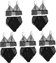 [SAFIGLE] 5 Jumpsuit Set (L) Bras for for Beach 's Bikini Black