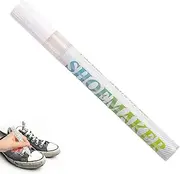 [Mirpuytn] Leather Shoe Paint Markers,20g Compact Portable Leather Dye Marker Pens | Multifunctional Leather White Shoe Polish Pen Repairing Pen Shoe Marker for Synthetic Leather Shoes