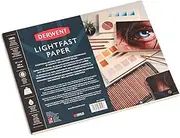 Derwent Lightfast Paper Pad, Size 12 x 16 inch 1 Count (Pack of 1) White