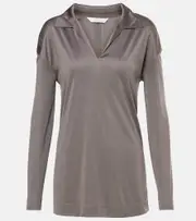 [Max Mara] Max Mara Affari jersey top UK 10 grey