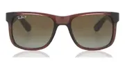 Ray-Ban RB4165 Justin Polarized 6597T5 Men's Sunglasses Brown Size 51