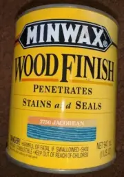 MINWAX JACOBEAN 2750 INTERIOR OIL BASED WOOD FINISH STAIN QUART