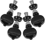 GALPADA 4pcs Ukulele Tuning Pegs Keys Tuners for Machine Head Plastic Button Tuning Machines Set (chromium)