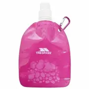 Trespass Hydromini, Pink, ONE SIZE, Collapsable Water Bottle 350ml with Bite Val