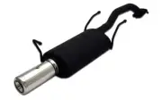 muffler for Hyundai Accent HB 1.3i 44kW 55kW 62kW 1994-1999 Single Tip 80mm