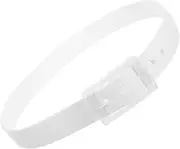 [Abaodam] Unisex Golf Silicone Belt With Plastic Buckle Adjustable And Comfortable For Casual And Sports Wear High Elasticity For Women And Men