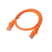 [PL6A-0.5ORG] 8ware 0.5m Orange Premium Snagless CAT6A Ethernet Cable, up to 10Gbps