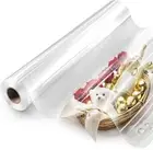 Perkhomy Folio Clear Cellophane Wrap Roll 32" X 100' Folded 3 Mil Thick Cellopha