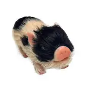 Kids Toys Lifelike Mini Pig Doll 5 Inch Full Soft New Born Doll Mini Lifelike Newborn Cute Realistic Real Toddler Pig Toy Without Toy Accessories B