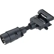 Narva Trailer Adaptor 7 Pin Large Round Socket to 7 Pin Flat Plug