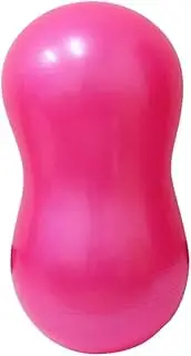 Abaodam Fitness Exercise Peanut Shaped Burst Balance Ball Thicken Yoga Ball for Stability Training Home Workouts Gym Use for and Flexibility Pink