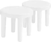 MOBUTOFU 2pcs Step Stool Skid Stool for Bathroom Living Safe Design for Lightweight Practical Small Footstool