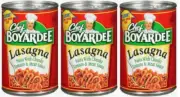 Chef Boyardee Lasagna Pasta in Tomato & Meat Sauce (3 Pack) 15 oz Cans
