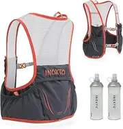 Daseeme Outdoor Running Backpack with Two Water Bladders Bicycle Backpack Sports Vest Ultralight Riding Bag Women Men Breathable Jogging Sport Backpack Soft Water Flask For Camping Hiking Cycling Spor