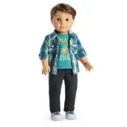 Brand New in Box American Girl Logan Boy Doll - Retired December 2018