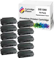 10 Pack Compatible Toner Cartridge for Dell B1260 B1260dn B1265 B1265dnf (2,500 Pages)