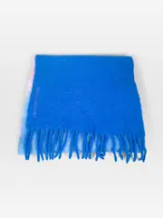 Blue & Purple Alpaca Ombré Firna Scarf