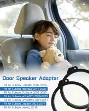 JUWEVAZU Front Door Speaker Adapter 6.5 Inch Fit for Subaru Forester 2008-2018 Impreza 2014-2020