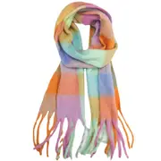 Urban Women's Orange Mauve Quincey Scarf Fashion Neck Wrap Shawl