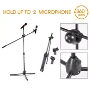MIC STAND BOOM MICROPHONE STAGE STAND FOLDABLE TRIPOD