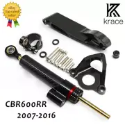 For CBR600RR 2007-2016 Steering Damper Stabilizer Bracket Mount Kit CNC Support