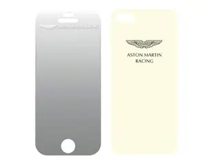 英國原廠授權 Aston Martin Racing iPhone 5 / 5S 專用 前後保護貼組【出清】【APP下單最高22%點數回饋】