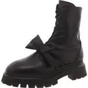 Stuart Weitzman Womens Bedford Loveknot Mid-Calf Boots 10 Medium (B,M) BHFO 2260