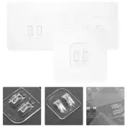 20 Pcs Bathroom Rack Accessories Small Adhesive Hooks Reusable
