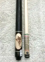 McDermott G320 Pool Cue w/ 12.75mm G-Core Shaft, WOLF "Wild Fire" FREE HARD CASE