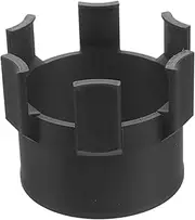 Snowmobile Gas Cap Can Holder: Black Metal Snowmobile Gas Cap Can Holder - Lightweight Sturdy Beverage Bracket for Winter