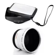 37mm 16:9 Hood,Wide Lens for JVC Everio GZ-MG505,GR-D90U,R-X5,GZ-HM340 camcorder