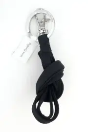 Vera Bradley Black Lighten Up Lanyard NWT