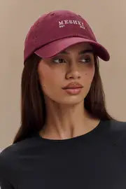 MESHKI Ball Cap - Burgundy