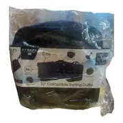 First Class 32" Rolling Duffle Bag Collapsible Lightweight Adj Strap - NEW