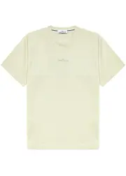 Stone Island Logo-print Cotton T-shirt - Light Green XL