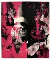 Print Painting m25/ Genuine Work Guarantee Murakami Takashi X Virgil Abloh Print