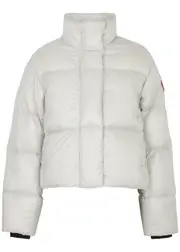 Canada Goose Cypress Quilted Cropped Shell Jacket - Grey - S (UK8-10 / S) S (UK8-10 / S)