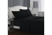2000TC Cooling Bamboo Fitted Full Sheet Set Black Color
