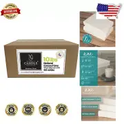Natural Coconut Soy Wax Blend 10 lb for Candle Making + Wicks for Ultimate Scent