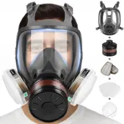 Gas Masks Survival Nuclear and Chemical - Respirator Mask, Reusable Full Face...