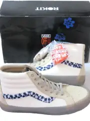 Vans x Rokit Men's Sk8-Hi 38 Dx Ws Translucent Pebble shoes Beige Size 12 NIB