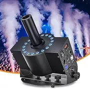 CO2 Fog Machine 200W CO2 Jet Machine, Professional LED Stage Effects Machine DMX Control CO2 Jet Air Column Machine with RGB Lights for Stage, DJ, Wedding, Party, Festival 1set(1set)