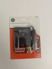 GE Cassette Plug Audio Play Tape Adapter Car Stereo Converter